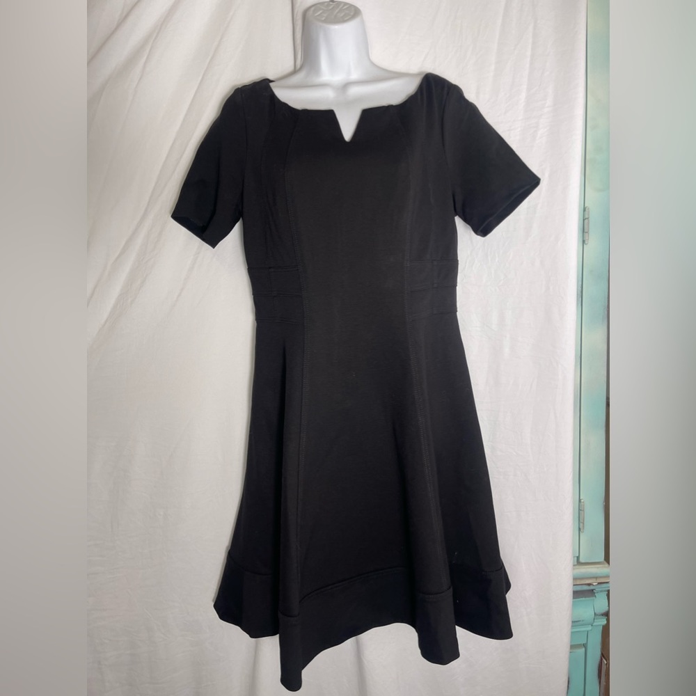 WHITE House Black Market size 10 black dress